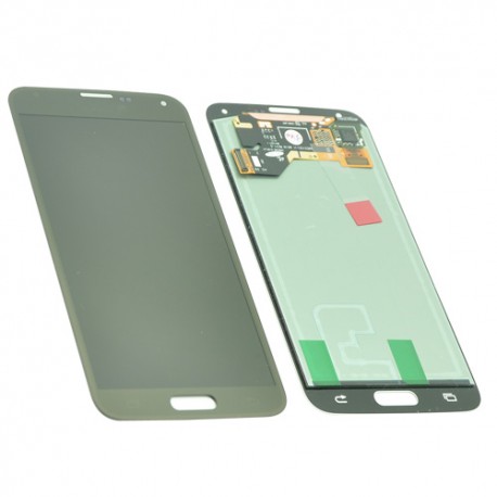 LCD + Tactil para Samsung Galaxy S5 (SM-G900 / I9600) Original color dorado