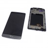 LCD + Tactil y marco para LG G3 mini / D722 Original color gris