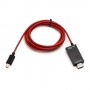 Cable  adaptador TV MHL  micro USB a HDMI  para Samsung Galaxy S3 I9300 / S4 I9500 / Note II / N7100