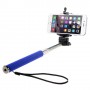 Soporte extensible selfie de mano para telefonos moviles y camaras azul