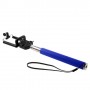 Soporte extensible selfie de mano para telefonos moviles y camaras azul