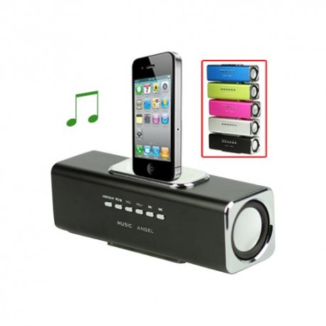 Altavoz portatil iPhone 4 / 4s iPod color verde