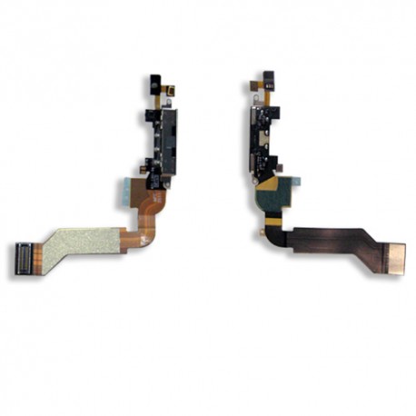 Flex Conector de carga para iPhone 4S A1387 Original color negro