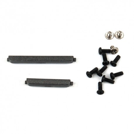 Set de 11 tornillos + Botones laterales para Ibold B, Color Negro,