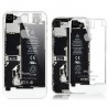 Tapa trasera de batería para Iphone 5 Transparente Blanca