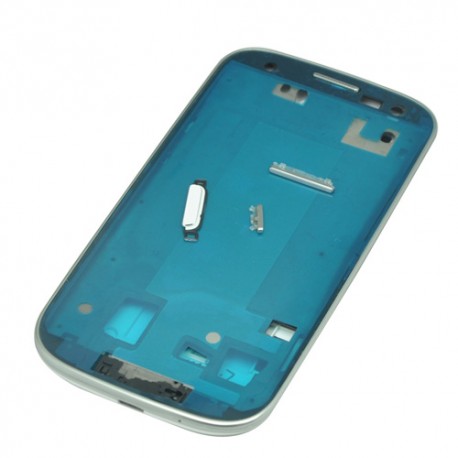 Carcasa interior completa incluida tapa de bateria para Samsung Galaxy S3 (GT-I9300)  color blanco