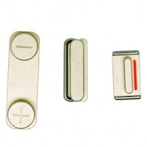 Botones laterales para iPhone 5S A1533 / A1457 / A1530 / A1453 / A1518 / A1528 Original color dorado