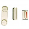 Botones laterales para iPhone 5S A1533 / A1457 / A1530 / A1453 / A1518 / A1528 Original color dorado