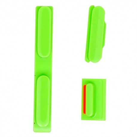Botones laterales para iPhone 5C A1532 / A1507 / A1529 / A1456 / A1516 / A1526 Original color verde