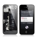 Tapa trasera de batería para Iphone 5 Transparente negra
