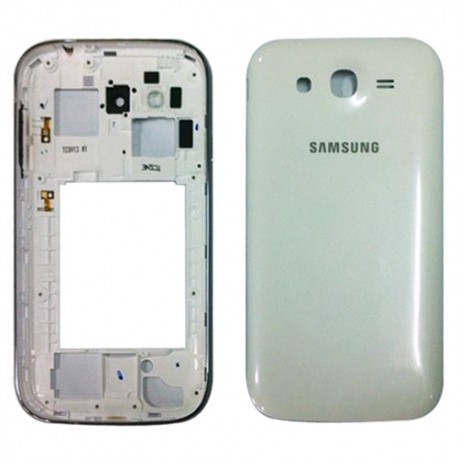 Carcasa interior y tapa de bateria para Samsung Galaxy Grand Duos (I9082) Original color blanco