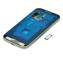 Carcasa interior y tapa de bateria completa para Samsung Galaxy S4 Mini (I9195) Original color blanc