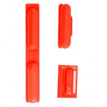 Botones laterales para iPhone 5C A1532 / A1507 / A1529 / A1456 / A1516 / A1526 Original color rosa