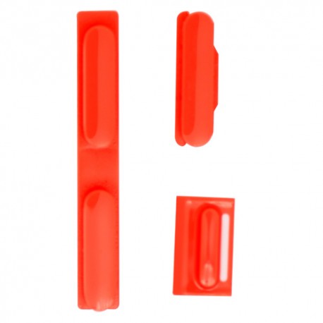 Botones laterales para iPhone 5C A1532 / A1507 / A1529 / A1456 / A1516 / A1526 Original color rosa