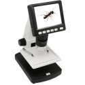 Microscopio digital 5mpix 500x pantalla 3,5" LCD 8leds micro SD