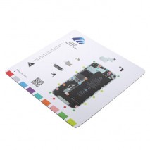 Tapete magnetico con esquema de Iphone 4S para tornillos y piezas pequeñas,