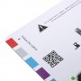 Tapete magnetico con esquema de Iphone 4S para tornillos y piezas pequeñas,