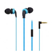 Auriculares 3,5 mm, Stereo con microfono azul