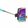 Soporte extensible selfie bluetooth con disparador para telefonos moviles y camaras azul