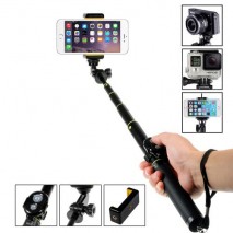 Soporte extensible selfie bluetooth con disparador + tripode para telefonos moviles y camaras color