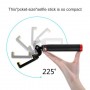 Soporte extensible selfie bluetooth con disparador + tripode para telefonos moviles y camaras color