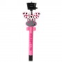 Soporte extensible selfie Cebra bluetooth con disparador para telefonos moviles rosa