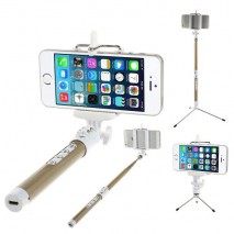 Soporte extensible selfie bluetooth con disparador + tripode para telefonos moviles y camaras color