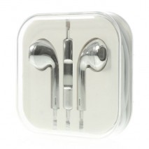Auriculares 3,5 mm,  para iPhone / iPad / Samsung / LG / HTC / mp3 plata