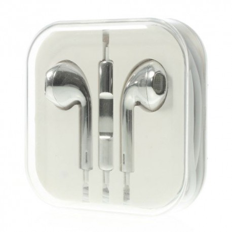 Auriculares 3,5 mm,  para iPhone / iPad / Samsung / LG / HTC / mp3 plata
