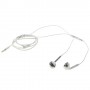 Auriculares 3,5 mm,  para iPhone / iPad / Samsung / LG / HTC / mp3 plata