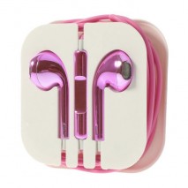 Auriculares 3,5 mm,  para iPhone / iPad / Samsung / LG / HTC / mp3 rosa