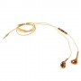 Auriculares 3,5 mm,  para iPhone / iPad / Samsung / LG / HTC / mp3 naranja
