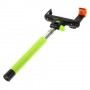 Soporte extensible selfie bluetooth con disparador para telefonos moviles y camaras verde