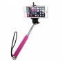 Soporte extensible selfie de mano para telefonos moviles y camaras rosa