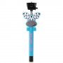 Soporte extensible selfie Cebra bluetooth con disparador para telefonos moviles azul