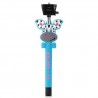 Soporte extensible selfie Cebra bluetooth con disparador para telefonos moviles azul