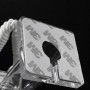 Soporte con cable  antirobo metacrilato para smartphones / mp3 / mp4 / maquetas