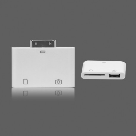 Lector de tarjetas SD 2 en 1 para iPhone 4 / 4s iPad 2