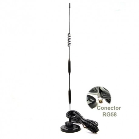 Antena mini- magnetica 11 db, 5m rg58 sma-m  900/1800/2100 mhz