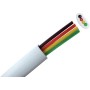 Rollo de cable telefonico 4 vias longitud 25 m,