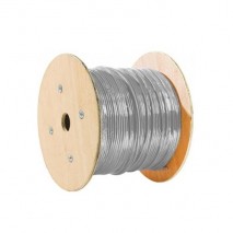 Cable Cat6 F/UTP BC 23AWG 250MHz LSZH-FR, blanco, embalaje: 305 mts en bobina madera