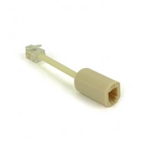 Antienrollador para cable rizado telefonico, Plano con cable,