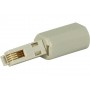 Antienrollador cable rizado  telefonico