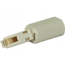 Antienrollador cable rizado  telefonico