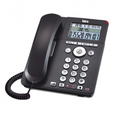 Telefono Kero Manos Libre con Id y toma de auriculares RJ9  47 HS