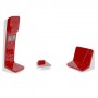 Telefono DECTde diseño swissvoice L7 rojo