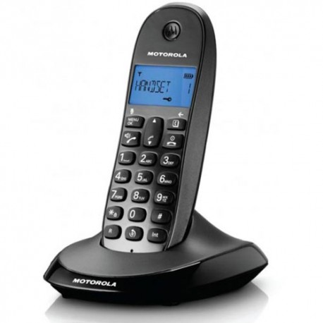 Telefono Inalambrico DECT MOTOROLA C1001 Negro