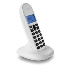 Telefono Inalambrico DECT MOTOROLA C1001 Blanco