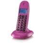 Telefono Inalambrico DECT MOTOROLA C1001 Violeta (Rosa)