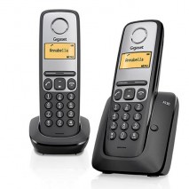 Telefono Inalambrico dect duo Gigaset A130 negro / plata